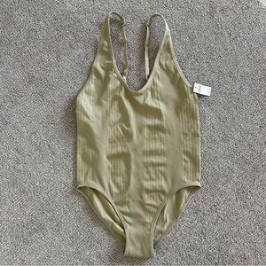Aerie Bodysuit Beige Size Large